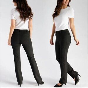 Betabrand Straight Leg Dress Pant Black Yoga Pants NWT Petite 2XL